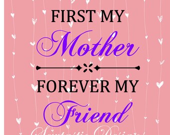 2 images She's My Best Friend SVG cut files and JPG