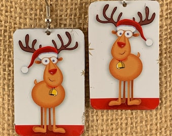 Vintage Tin Earrings  ---  #21,500