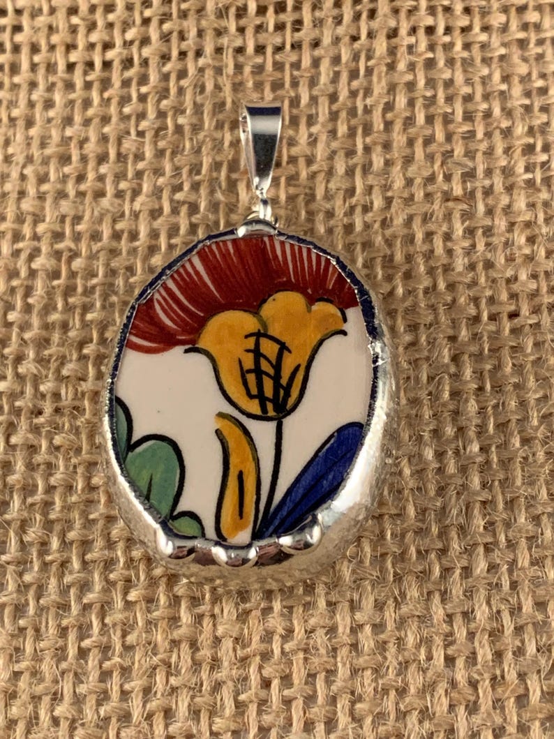 Broken China Pendant 31,896 Etsy