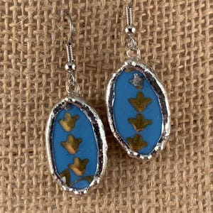 Broken China Earrings  - # 21,893