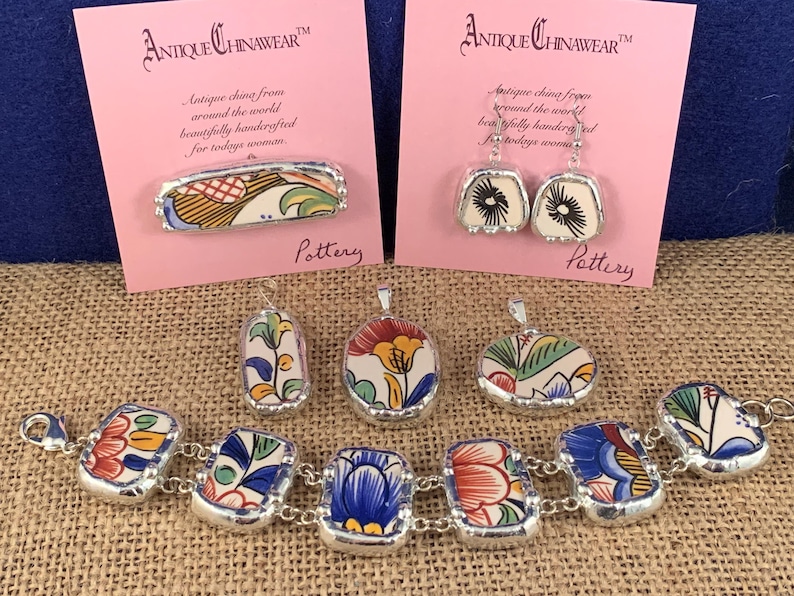 Broken China Pendant 31,896 Etsy
