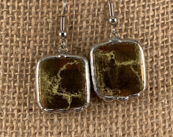 Broken China Earrings   --  #21,313