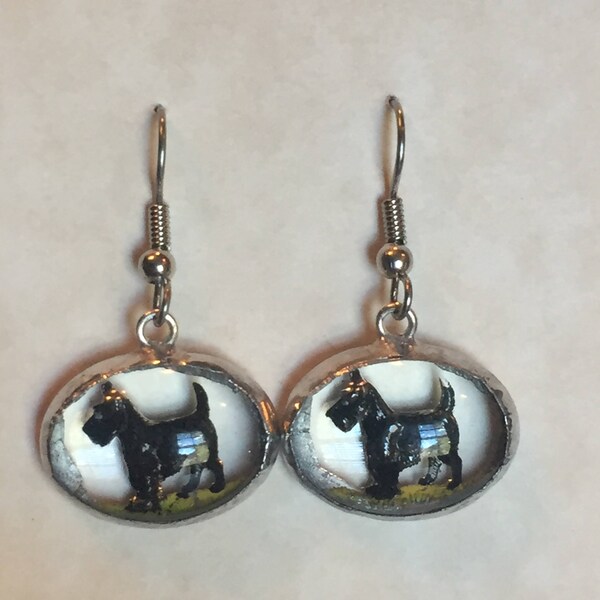 Scottie Dog Earrings Etsy
