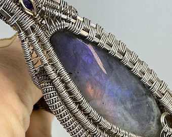 Labradorite in silver