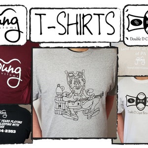 T-Shirts : Young Custom Guitars / Double D Cigar Box Guitars