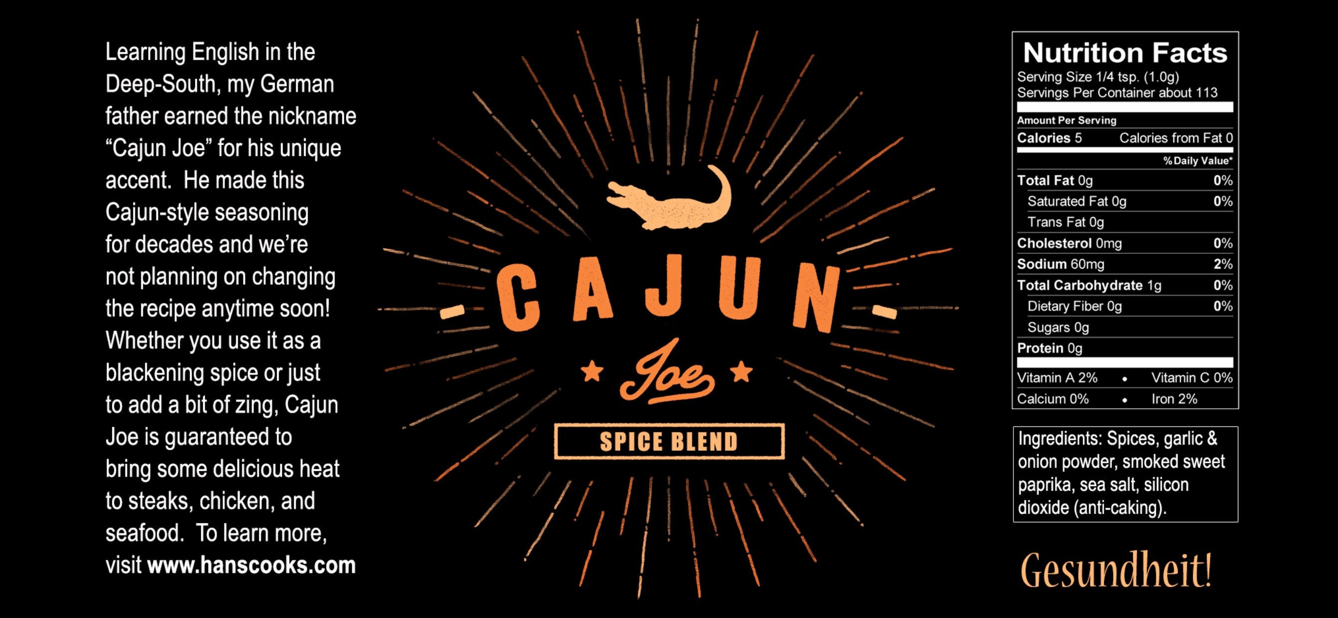 Cajun Joe Etsy