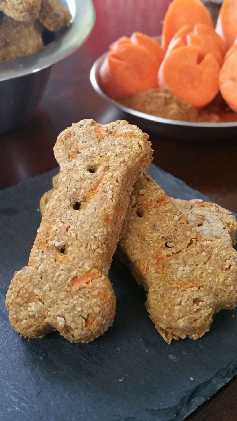Homemade Dog Treats Carrot Cake Carpals Etsy