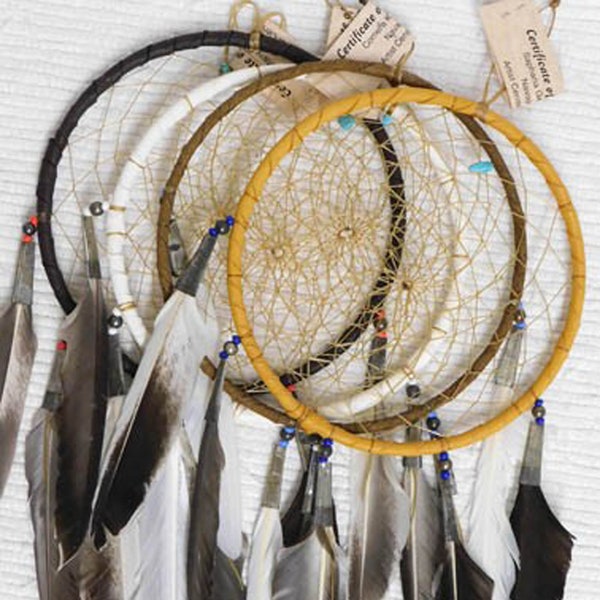 Native American Navajo Made 6 Inch Dreamcatcher--CB17C