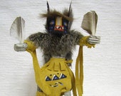 Native American Navajo Made Badger Kachina Doll