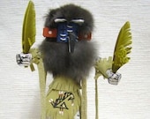 Native American Navajo Made Roadrunner Kachina Doll