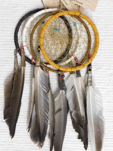 DIY Dream Catcher Kit Home Decor Art Gift Accessory 4Colors Crochet Feather  Lot