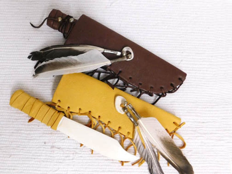 Native American Navajo Made Knife With Sheathks32 | Etsy