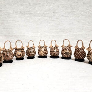 Casas Grandes/Paquime Renaissance Wedding Vases from Mata Ortiz by Manuel Mora