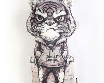 Tiger wear Hoodie Key chain doll Backrest pillow New arrival Gift New Year