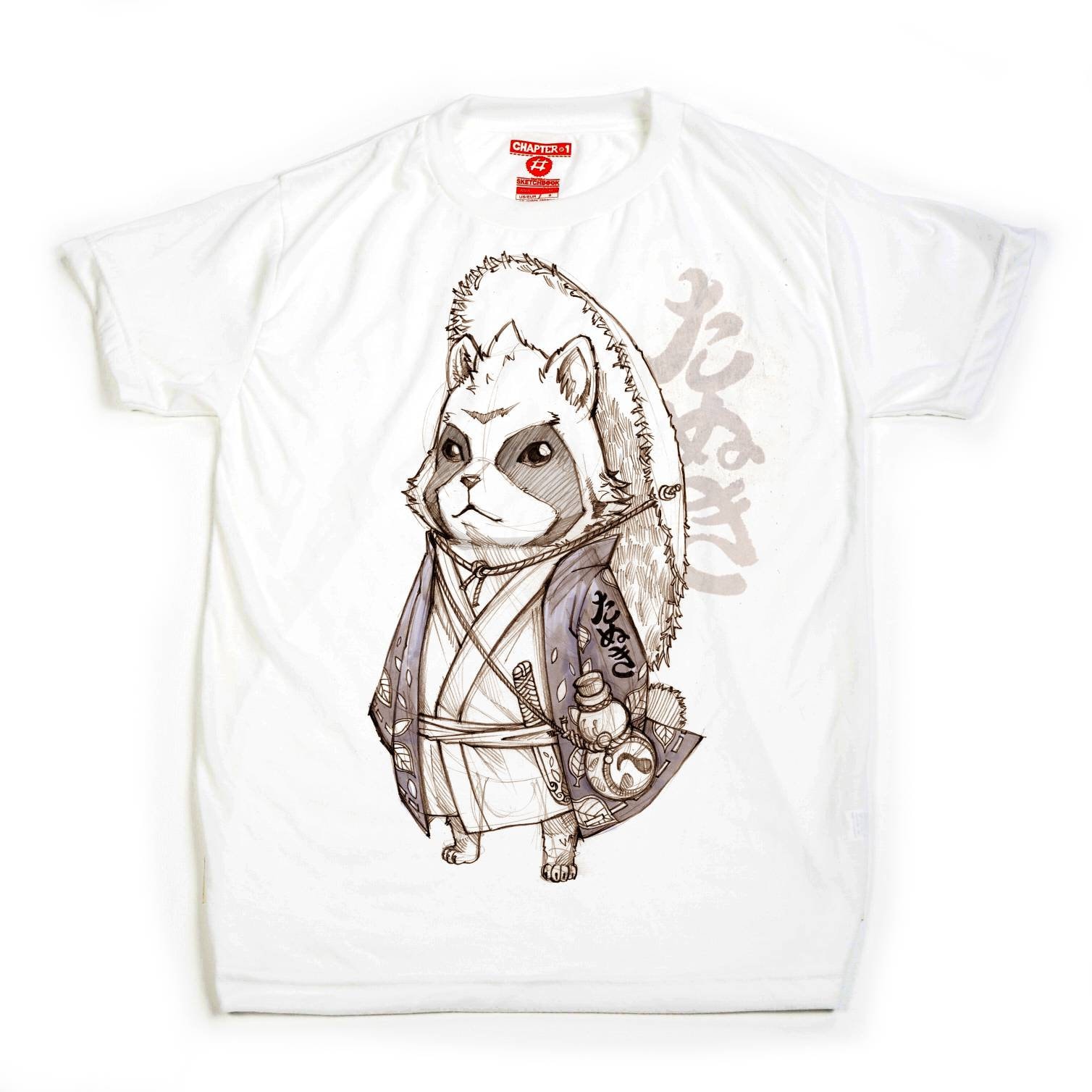 Tanuki T-shirt - Etsy UK