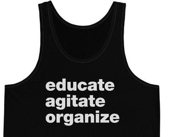 XS-2X | Educate Agitate Organize Tank Top