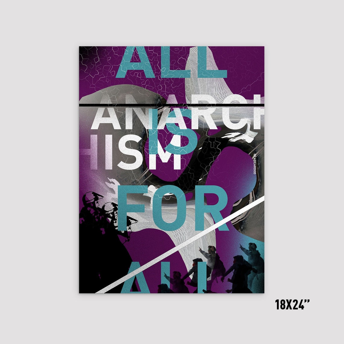 Anarchism All is for All Print Anarchism Poster Anarchist | Etsy