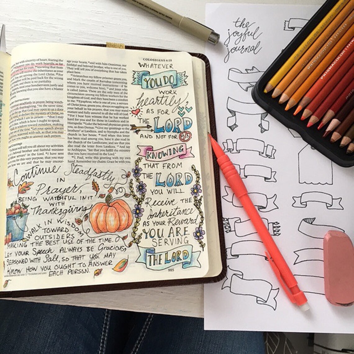 Bible Journaling Banners Digital Download  Etsy