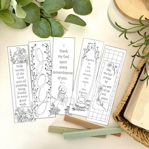 Modèle de traçage en téléchargement numérique de journalisation de la Bible, noyau de chalet, coloriage imprimable, heure du thé, floral, souvenir, thème de la joie