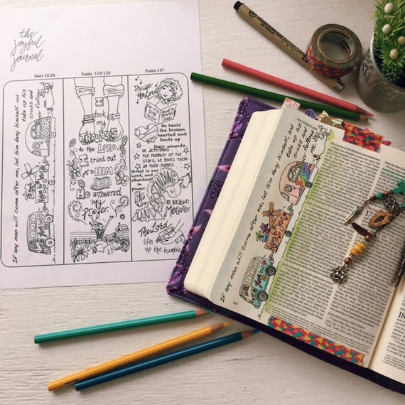 Bible Journaling Digital Download Etsy
