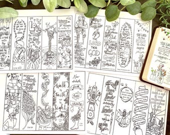 Plantilla de seguimiento y marcapáginas para descarga digital de diario bíblico