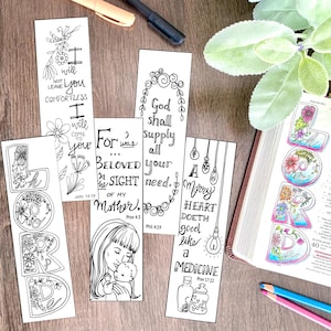 Bible Journaling template or bookmarks printable Digital Download