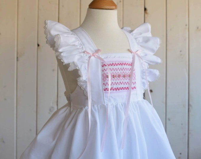 Western Daisies - Smocked Sundress with Bloomer main image 0