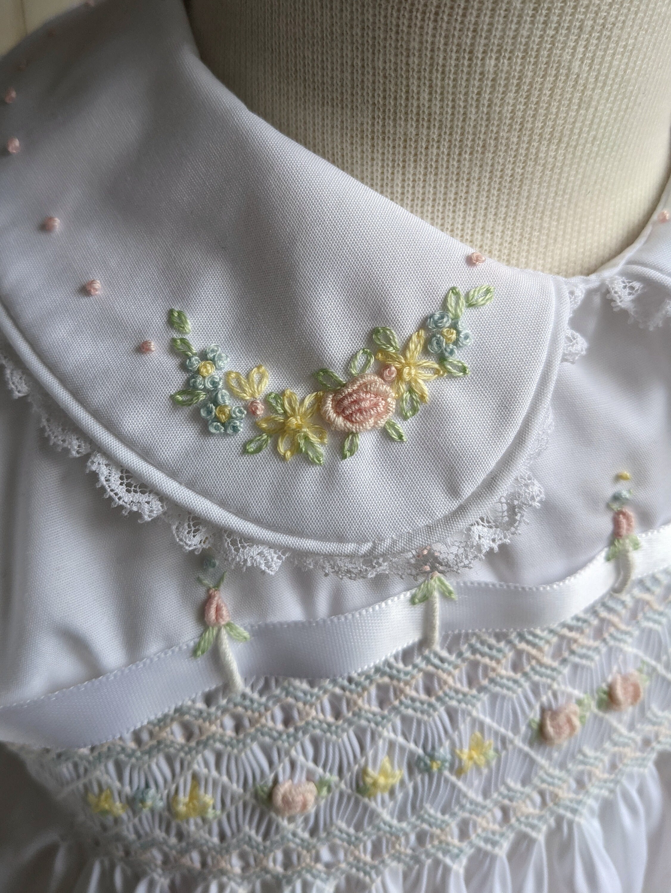 Beautiful Smocked Bubble Suit. White Smocked Bubble. Baby Girl Etsy