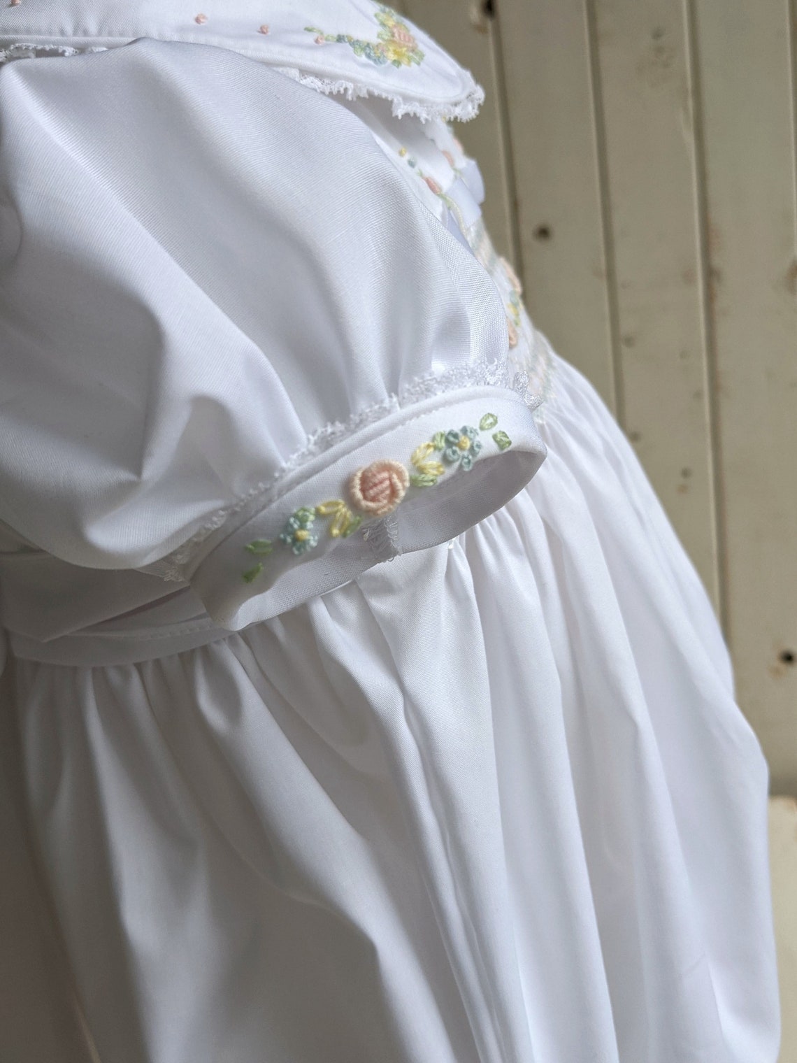 Beautiful Smocked Bubble Suit. White Smocked Bubble. Baby Girl Etsy