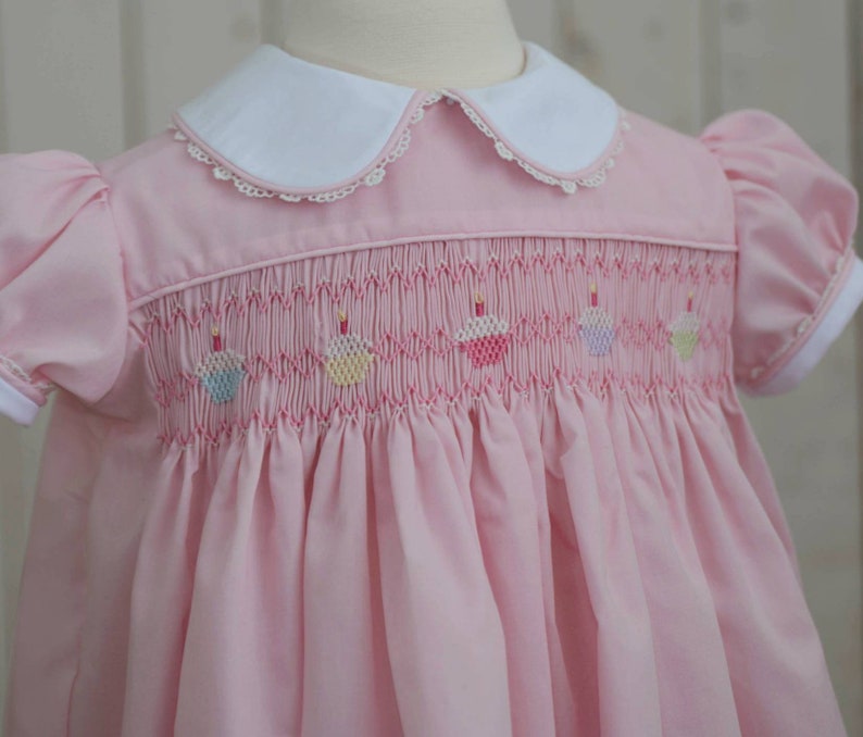 cupcake smocked dress