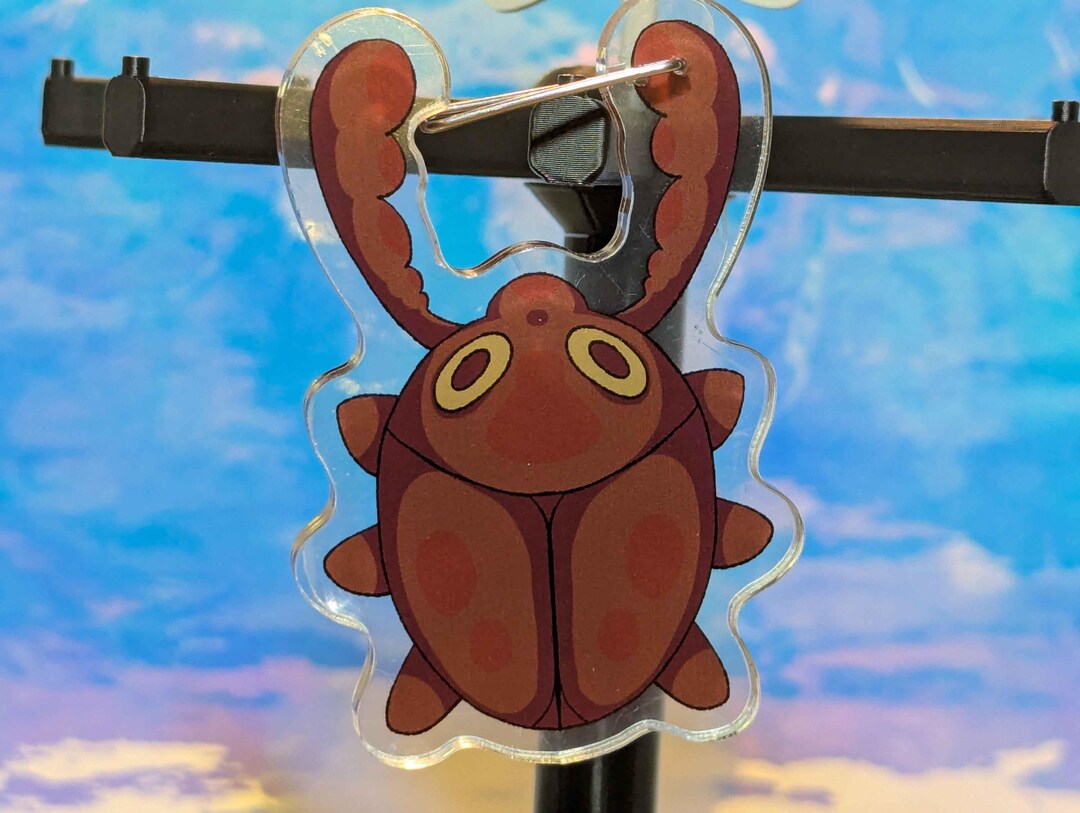 Bug, Beetle Acrylic Keychain, Bug Bag Charm, Cute Bug Keychain, Bug ...