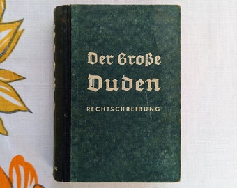 Livre vintage // 1941 // Der Große Duden Rechtschreibung