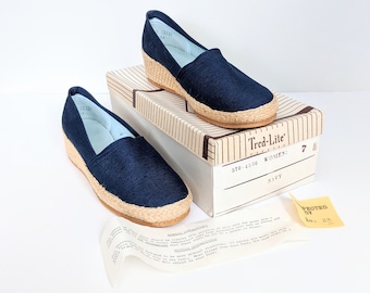 NIB Vintage Tred-Lite Espadrille Sandals // Made in USA