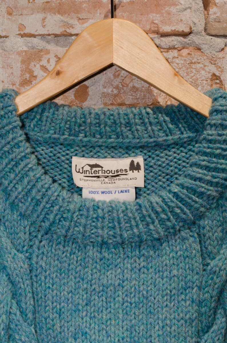 Winterhouses Fisherman/Aran Sweater // Made in Canada | Etsy