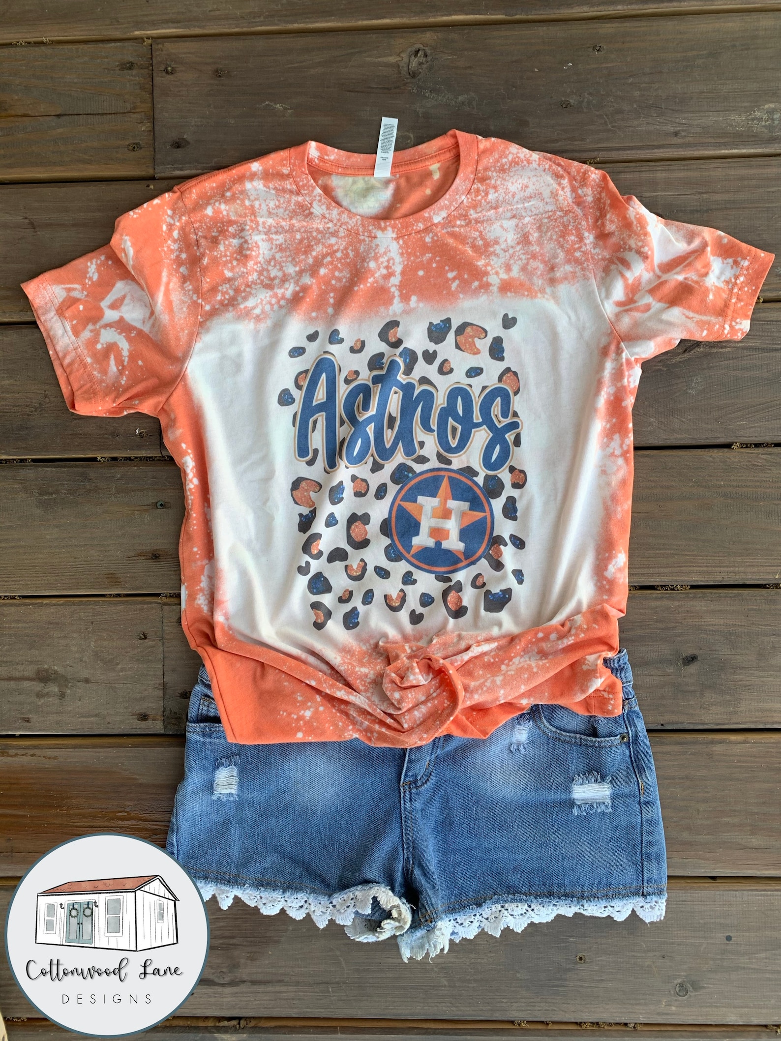 astros bleached shirt