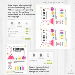 Mad Scientist Invitations, Science Party Invitation, Science Experiment ...