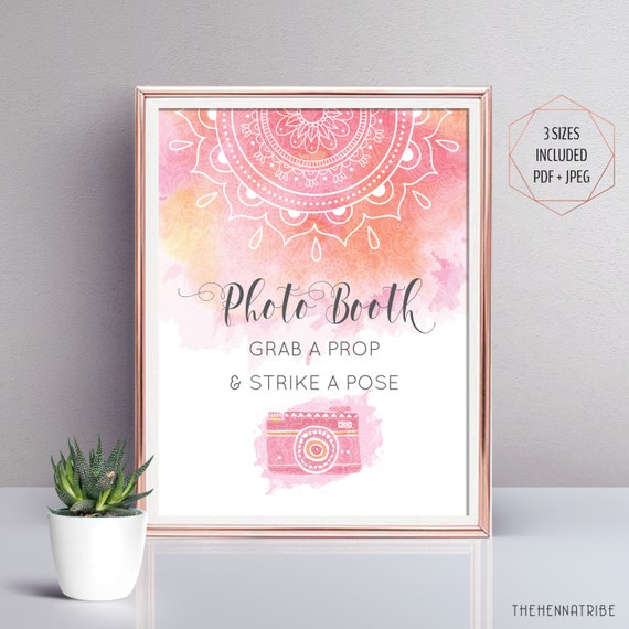 Indian Photo Booth Sign Wedding Photo Booth Photo Booth Etsy