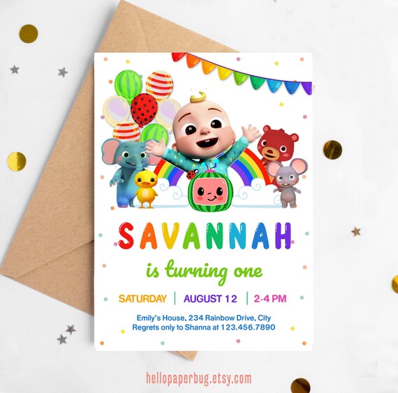 Paper Invitations & Announcements Party Digital