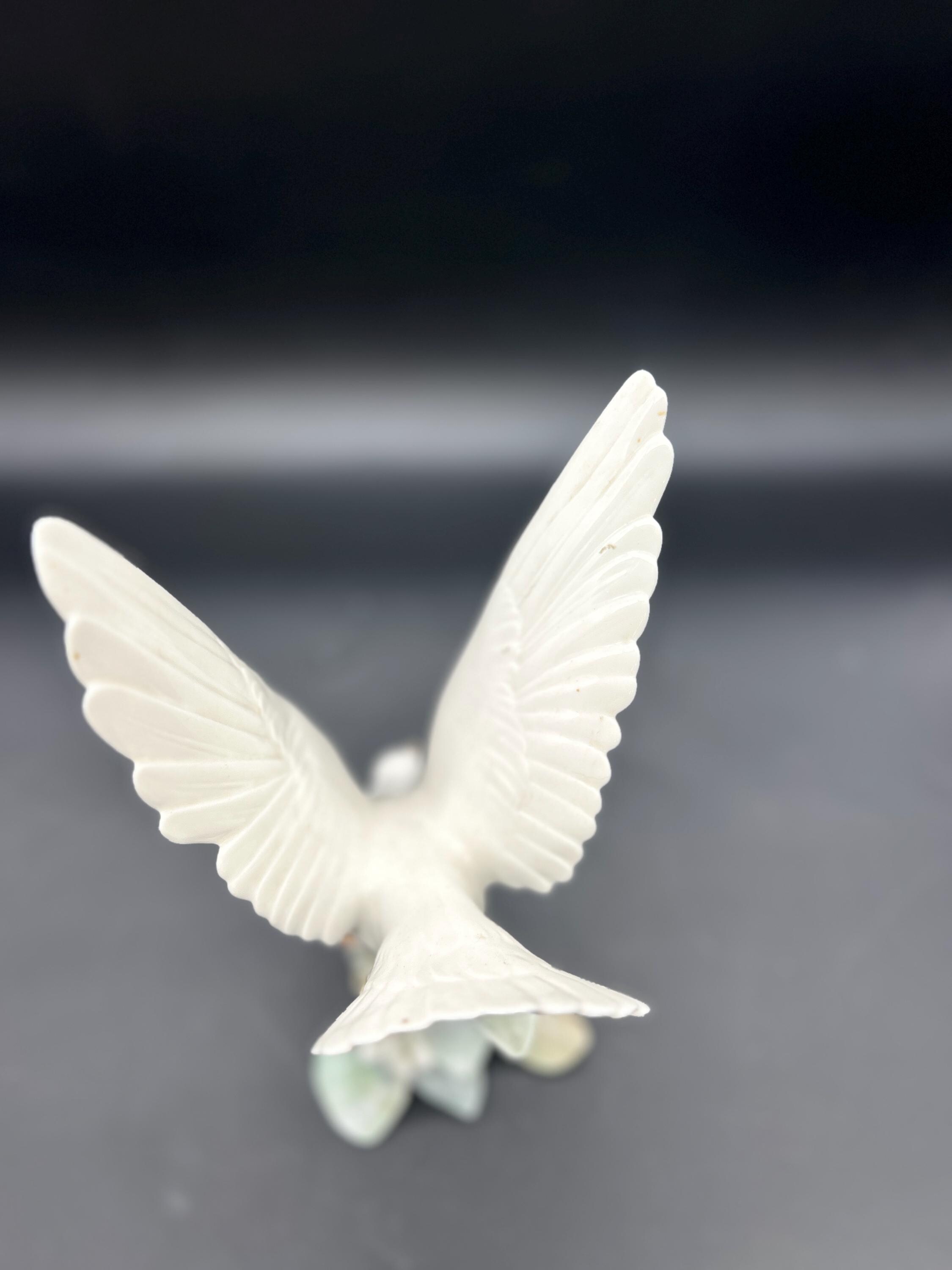 リヤドロ キジバト 置物 磁器製 鳩 コレクターズアイテム スペイン