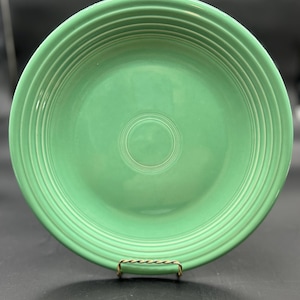 Vintage Fiestaware Homer Laughlin Original Light Green Chop Plate 12&quot; Platter