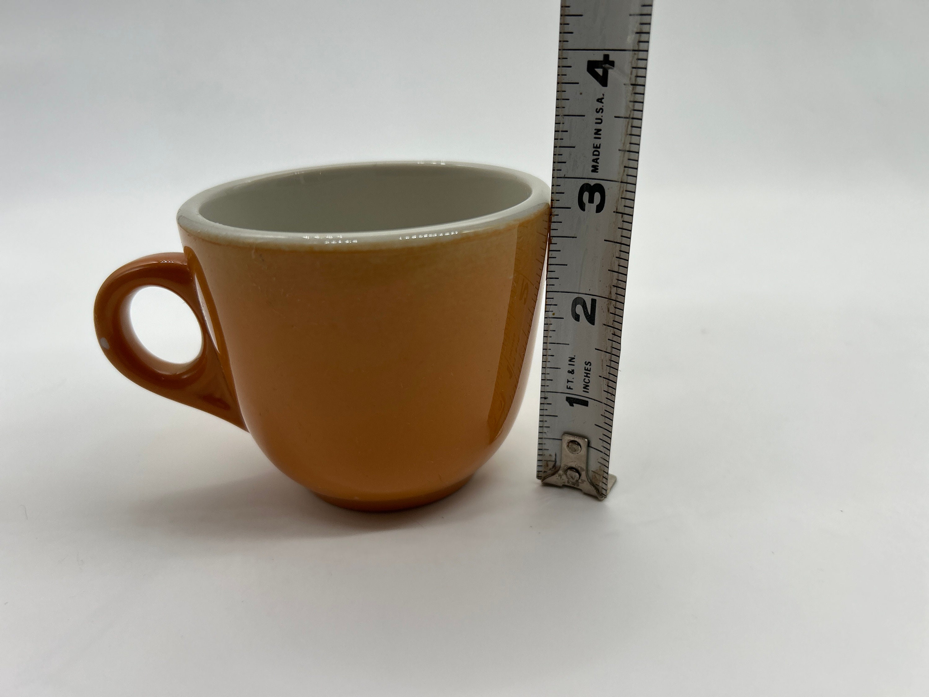 Vintage Shenango China USA by Interpace C E 32 Orange Coffee Vintage Shenango China USA by Interpace C E 32 Orange Coffee