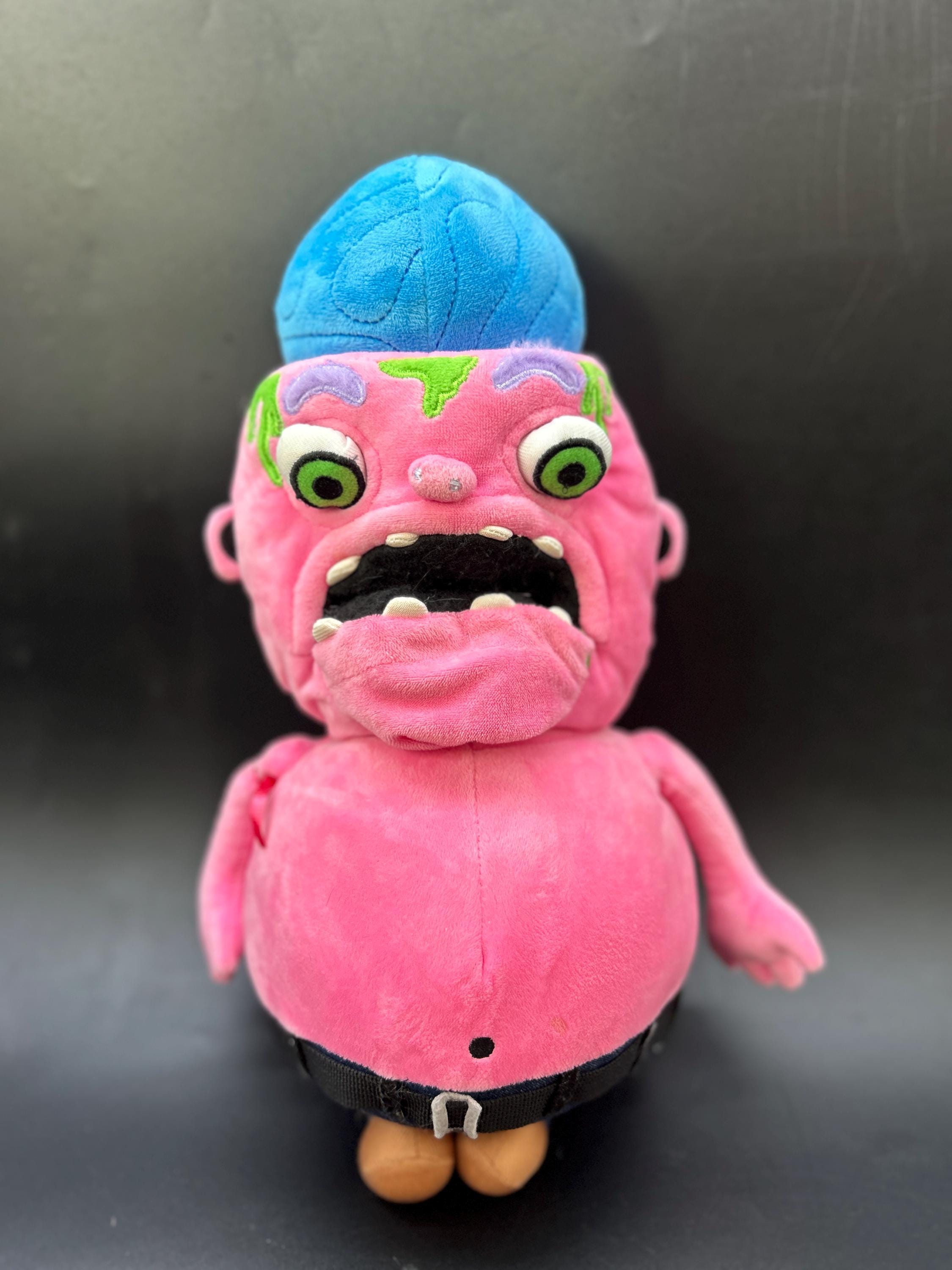 Greg the Zombie Plush Toy: Pink Monster Doll - Etsy