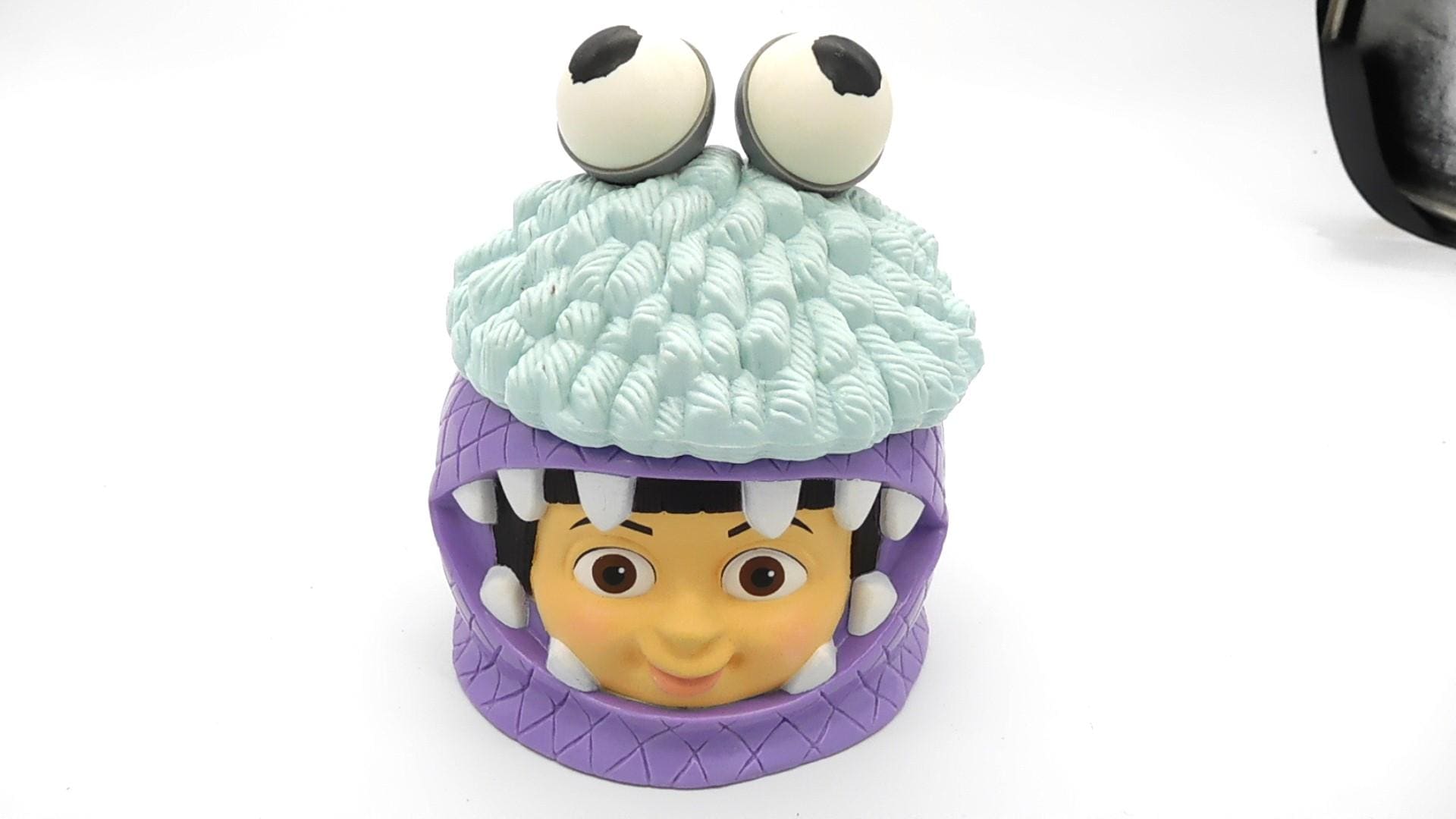 Disney On Ice Pixar Monsters Inc Costume Boo Flip Hinge Lid Cup Mug Souvenir