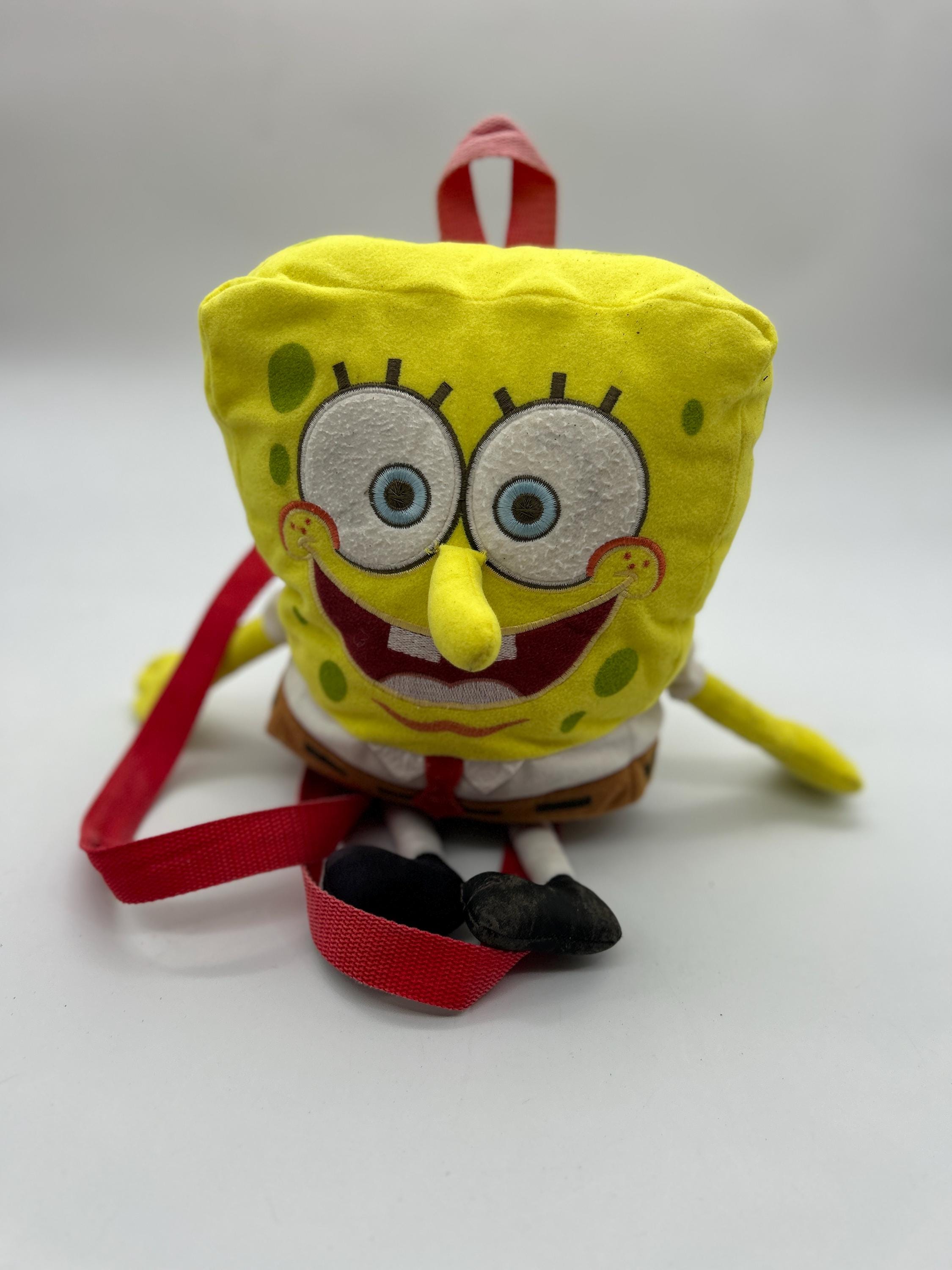 Y2K Vintage Spongebob Squarepants Plush Backpack Stuffie 