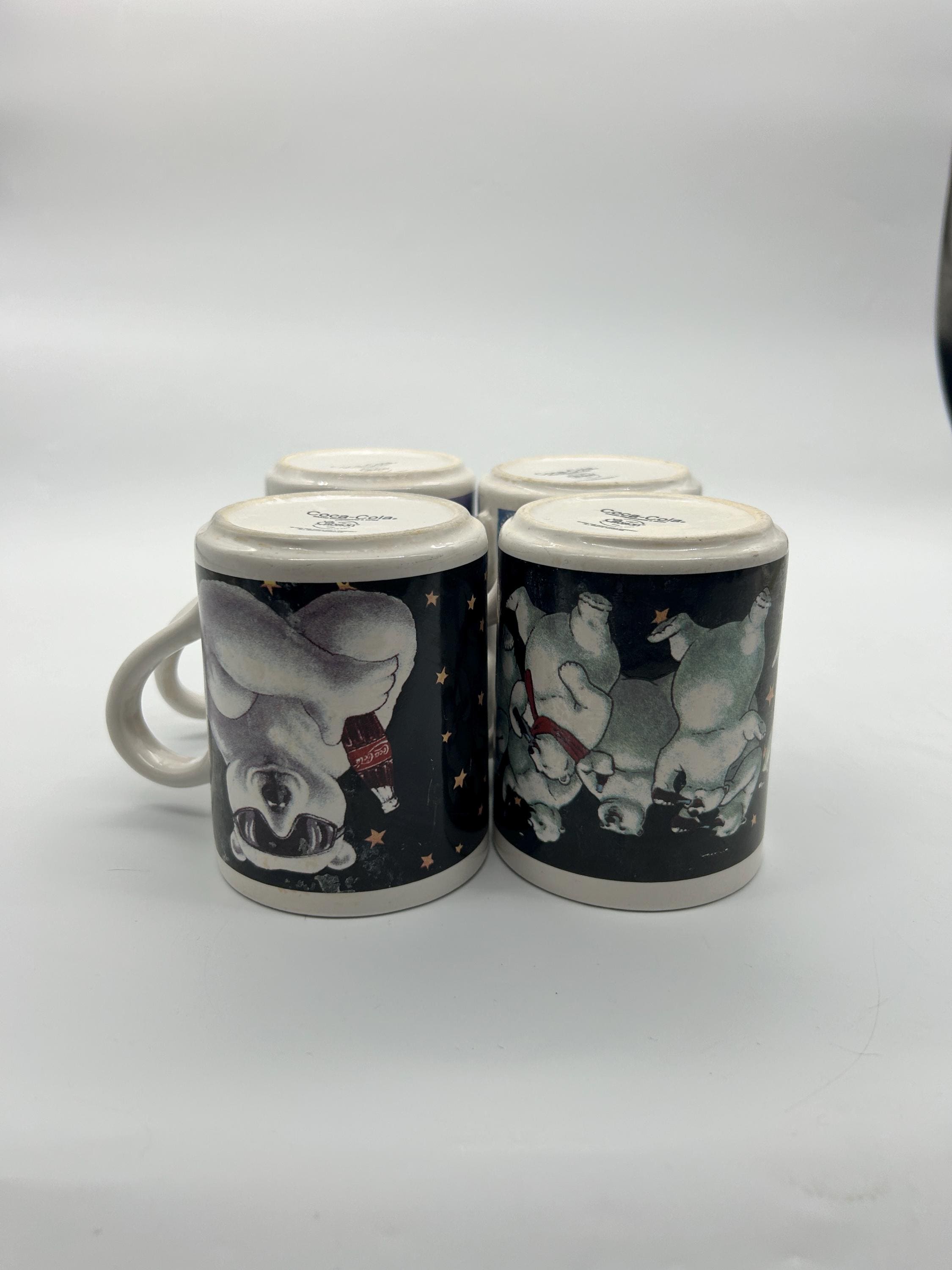 Vintage 90s Set of 4 GIBSON Coca Cola Coke Polar Bears - Etsy