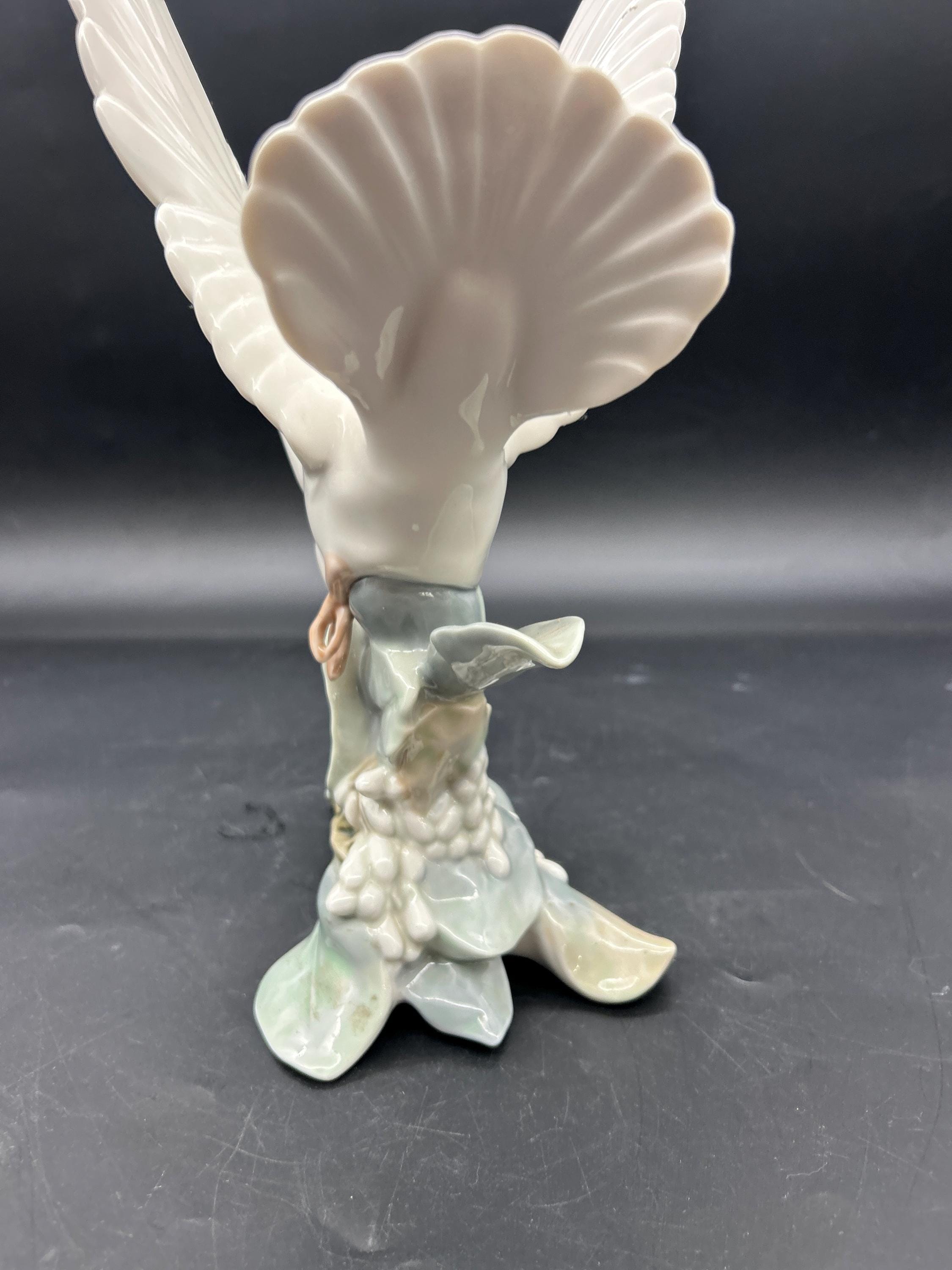 リヤドロ キジバト 置物 磁器製 鳩 コレクターズアイテム スペイン