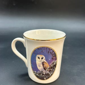 Caneca vintage de coruja inglesa da coleção Pollyanna Pickering