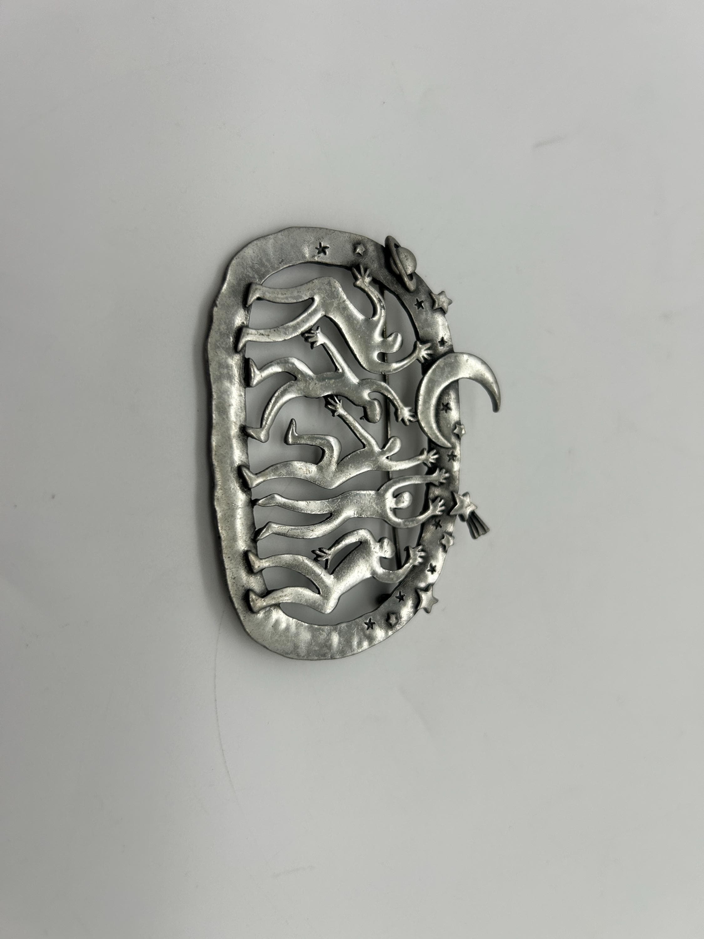 Spilla Vintage Firmata JJ Jonette Con Adorabile Sole, Luna - Foto 2