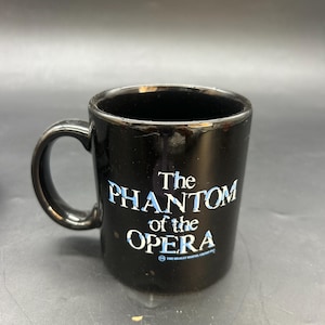 THE PHANTOM of the Opera Vintage Heat Activated Coffee Cup, 1986 Broadway Phantom Of The Opera Cup, The Really Useful Group Heat Active Cup