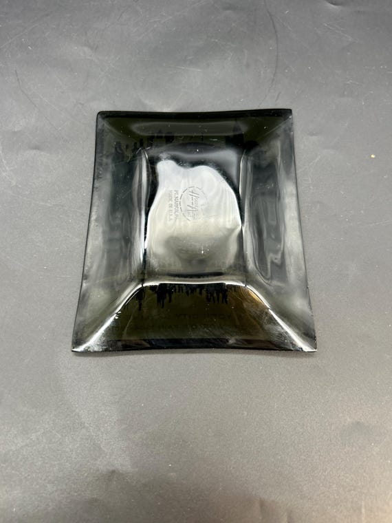 Original New York World's Fair 1964-1965 Glass Ashtray / Trinket